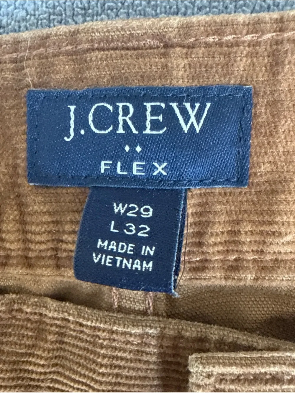 J. Crew Men’s Corduroy Pants in Brown Size 29/32